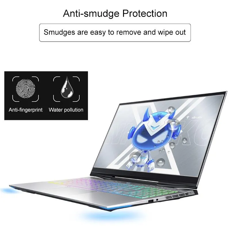 15.6 Hd Tempered Glass Laptop Screen Protector for Machenike F117-x - Clear