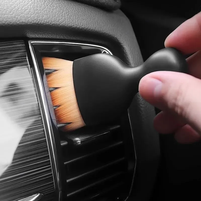 2 Piece Soft Car Dust Brush Set for Interior Cleaning