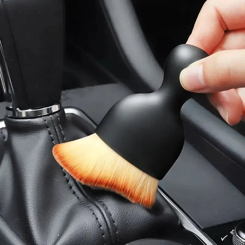 2 Piece Soft Car Dust Brush Set for Interior Cleaning