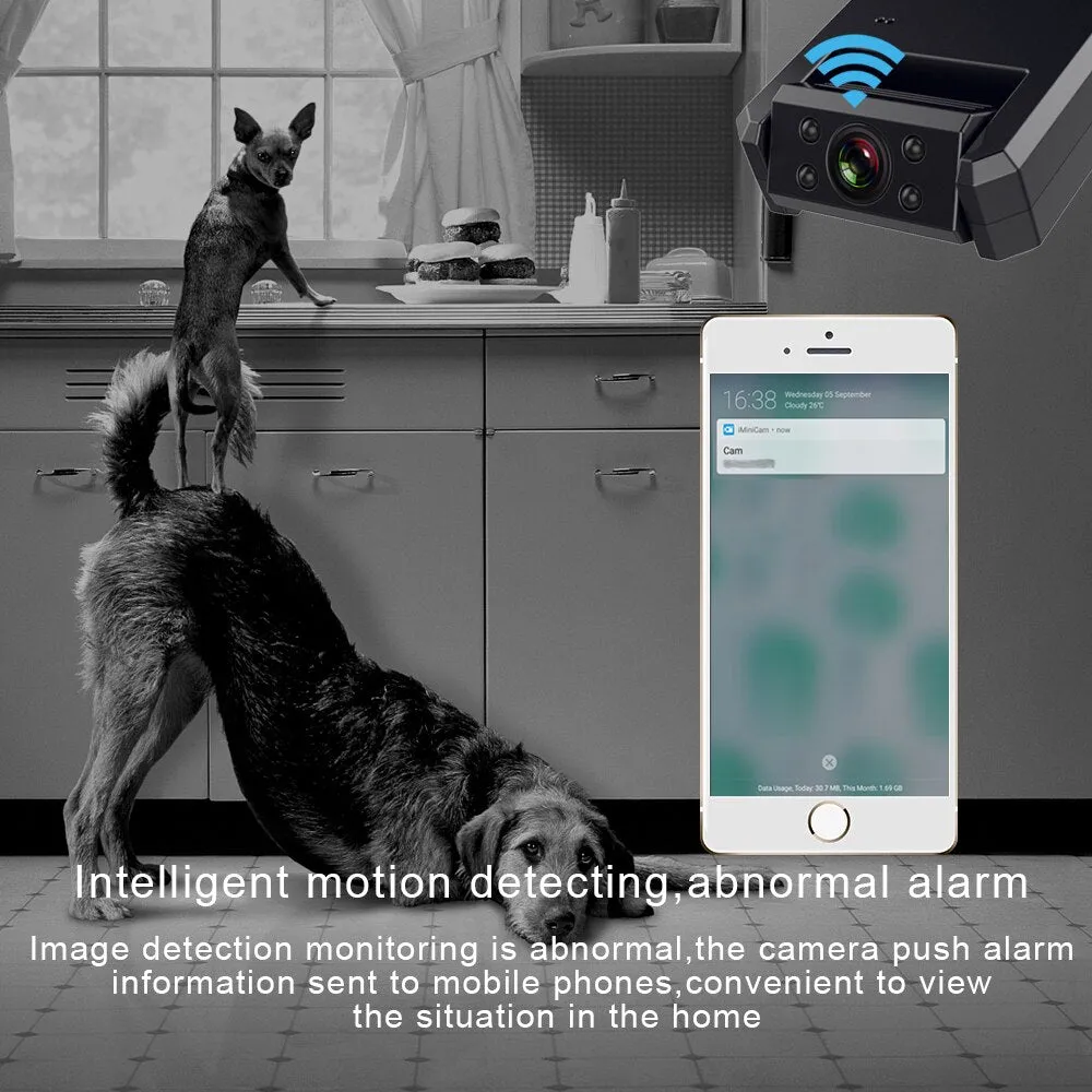 4K Mini Camera WiFi  Smart Wireless Camcorder