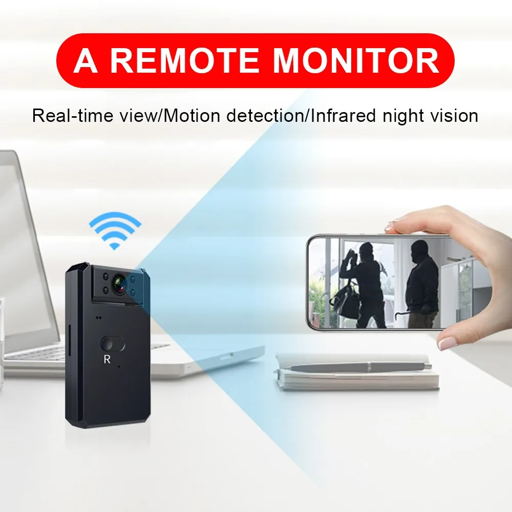 4K Mini Camera WiFi  Smart Wireless Camcorder
