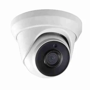 5MP HD TVI Advanced EXIR Armored Dome Camera, White/Black Face
