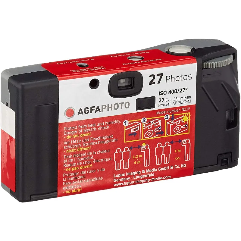 AgfaPhoto 601020 LeBox 400 27 Camera Flash (Flash 3-Pack)