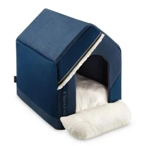 Allure Doghouse LUXURY by Oh Charlie - Navy Blue