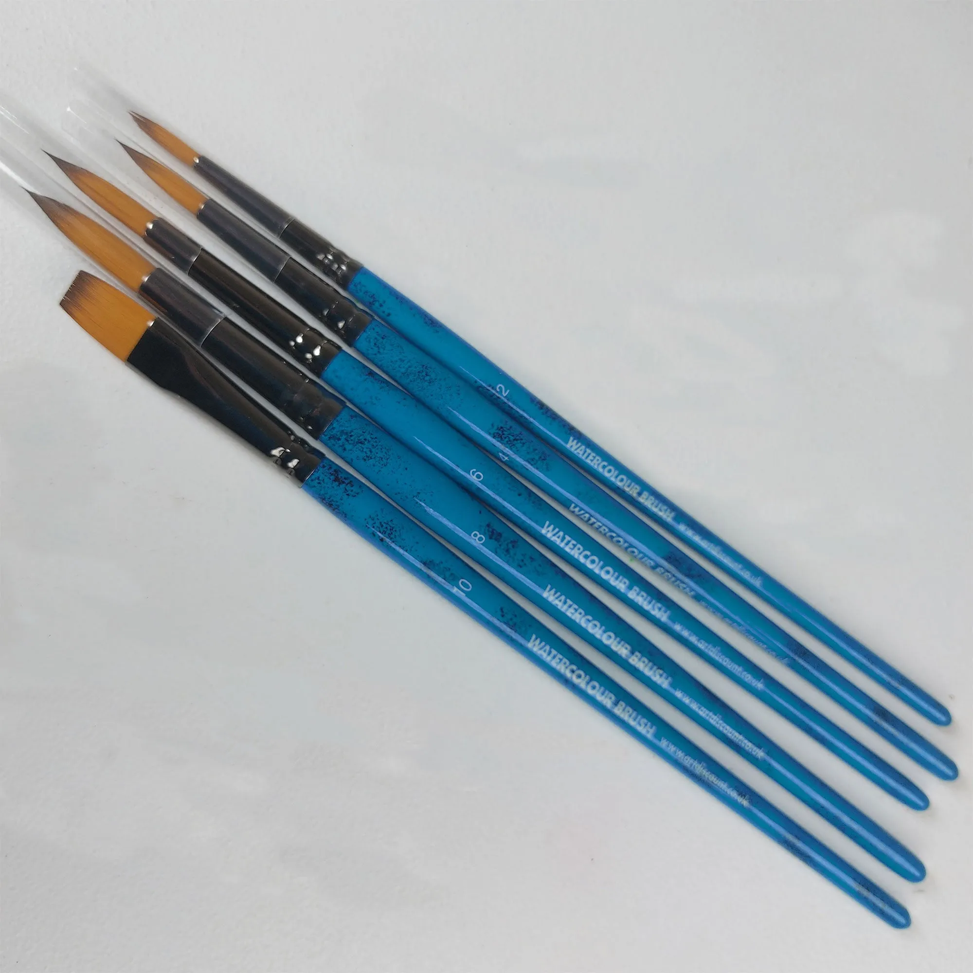 ARTdiscount Watercolour Brush Set of 5 Brushes