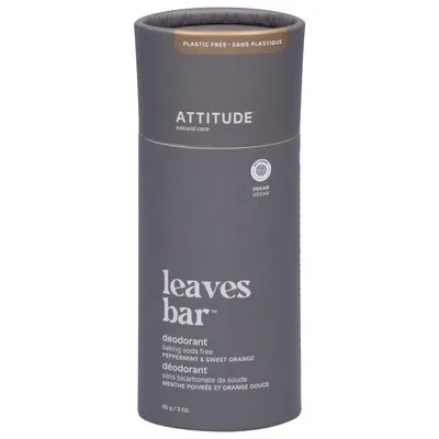 Attitude Pprmint&Sweet Orng Men Deodorant 3 Oz [UNFI #57072]