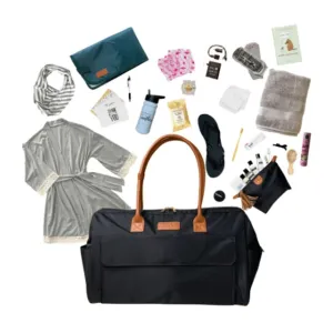 Baby Boldly Fully Prepared Birth Bag, Classic Black