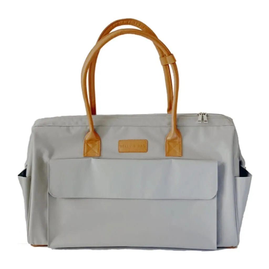 Baby Boldly Happy Medium Birth Bag, Agreeable Gray