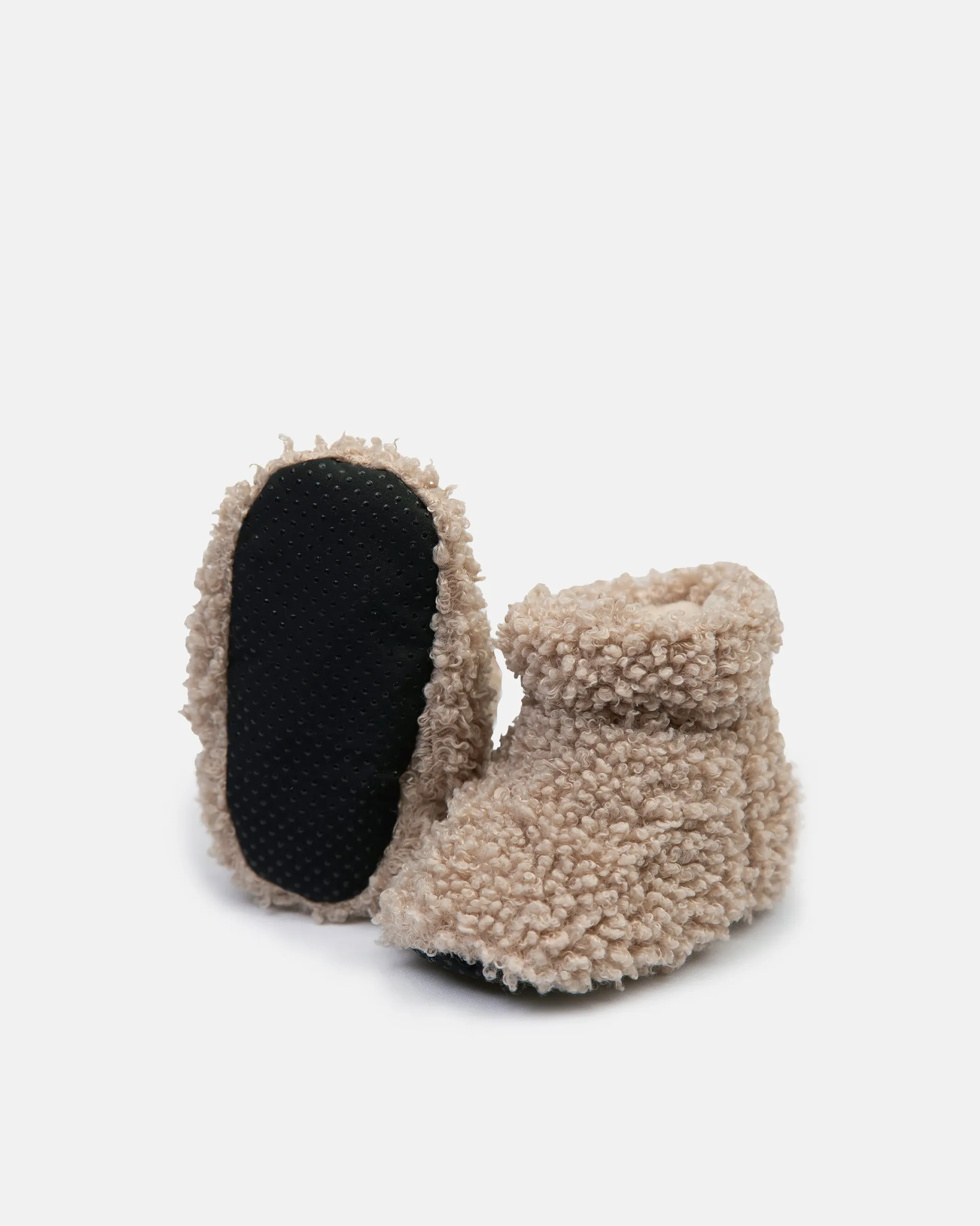 Baby Booties Teddy, Oatmeal