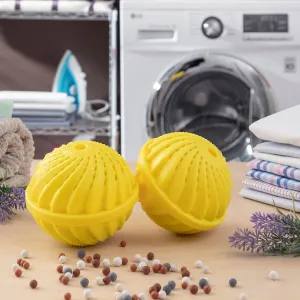 Balls for Washing Clothes Without Detergent Delieco Innovagoods Pack of 2 Units