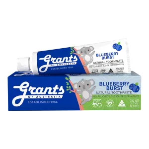 Blueberry Burst Kids Natural Toothpaste - Fluoride Free