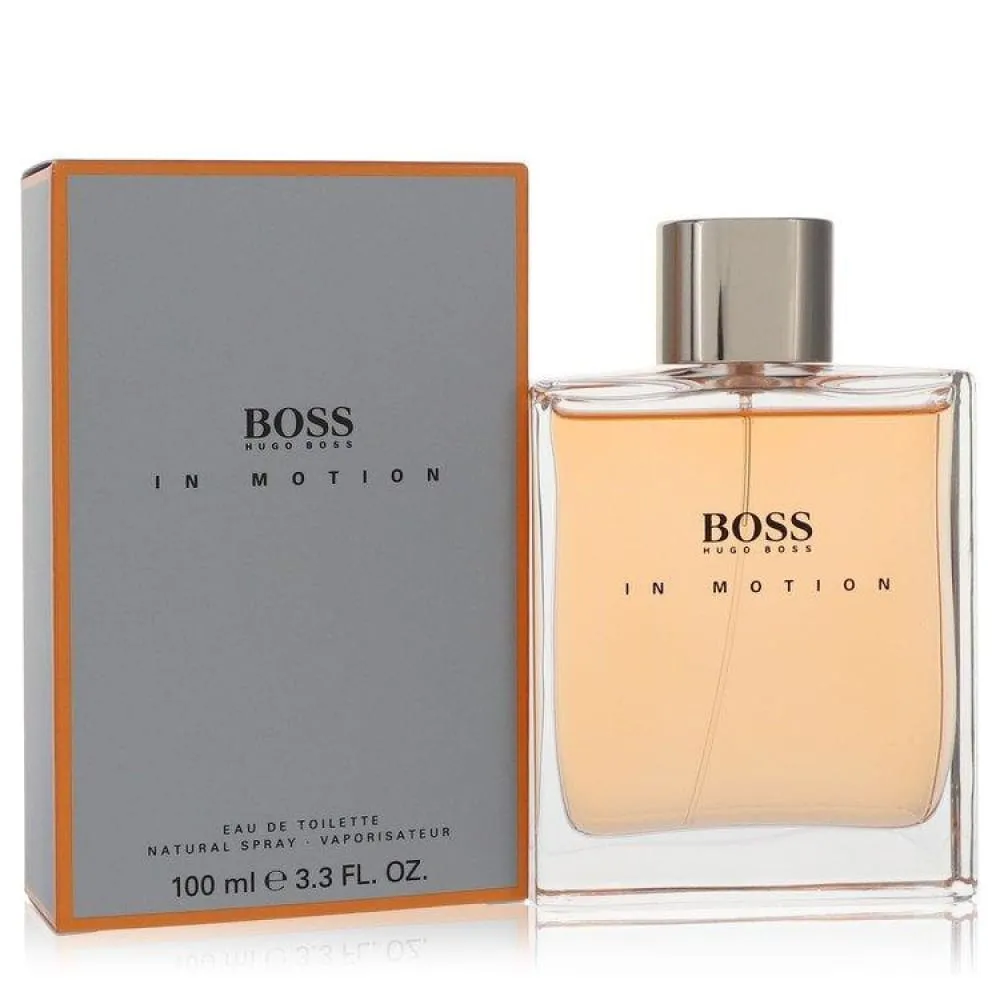 Boss in Motion Edt Spray by Hugo Boss for Men - 100 Ml