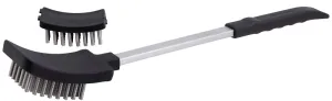 Broil King BARON 65600 Coil Spring Grill Brush, Stainless Steel Bristle, Resin Handle, 17.32 in L :EA: QUANTITY: 1
