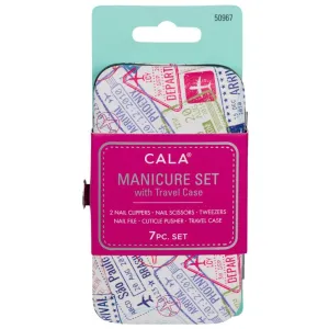 Cala Manicure Set W/Travel Case (World Traveler)