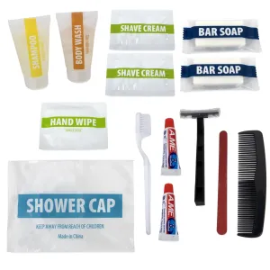 Classic 15 Piece Travel Hygiene Kit