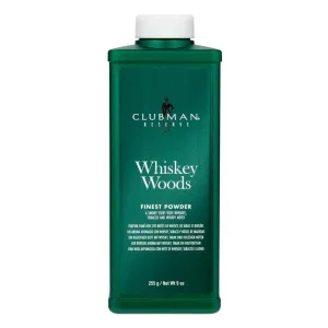 Clubman Reserve Whiskey Woods Talc Powder