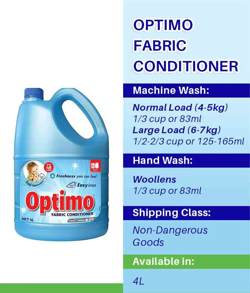 Diversey Optimo Fabric Conditioner 4L