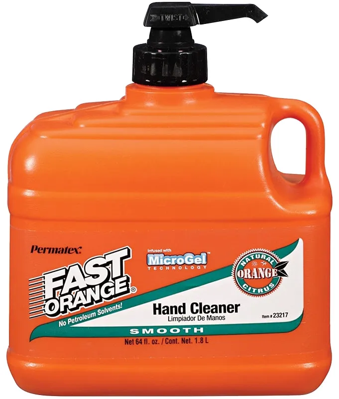 Fast Orange 23217 Hand Cleaner, Lotion, White, Orange, 64 oz, Bottle :EA: QUANTITY: 1