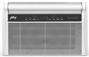 Godrej WIC 18XTC5 WYA 1.5 Ton 5 Star Inverter Window AC | 5-in-1 Convertible Cooling | Copper Condenser | Pure Air Filter | 2025 Model | White | Made in India