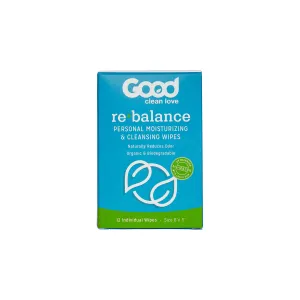 Good Clean Love Rebalance Cleansing Wipes 12 ct.