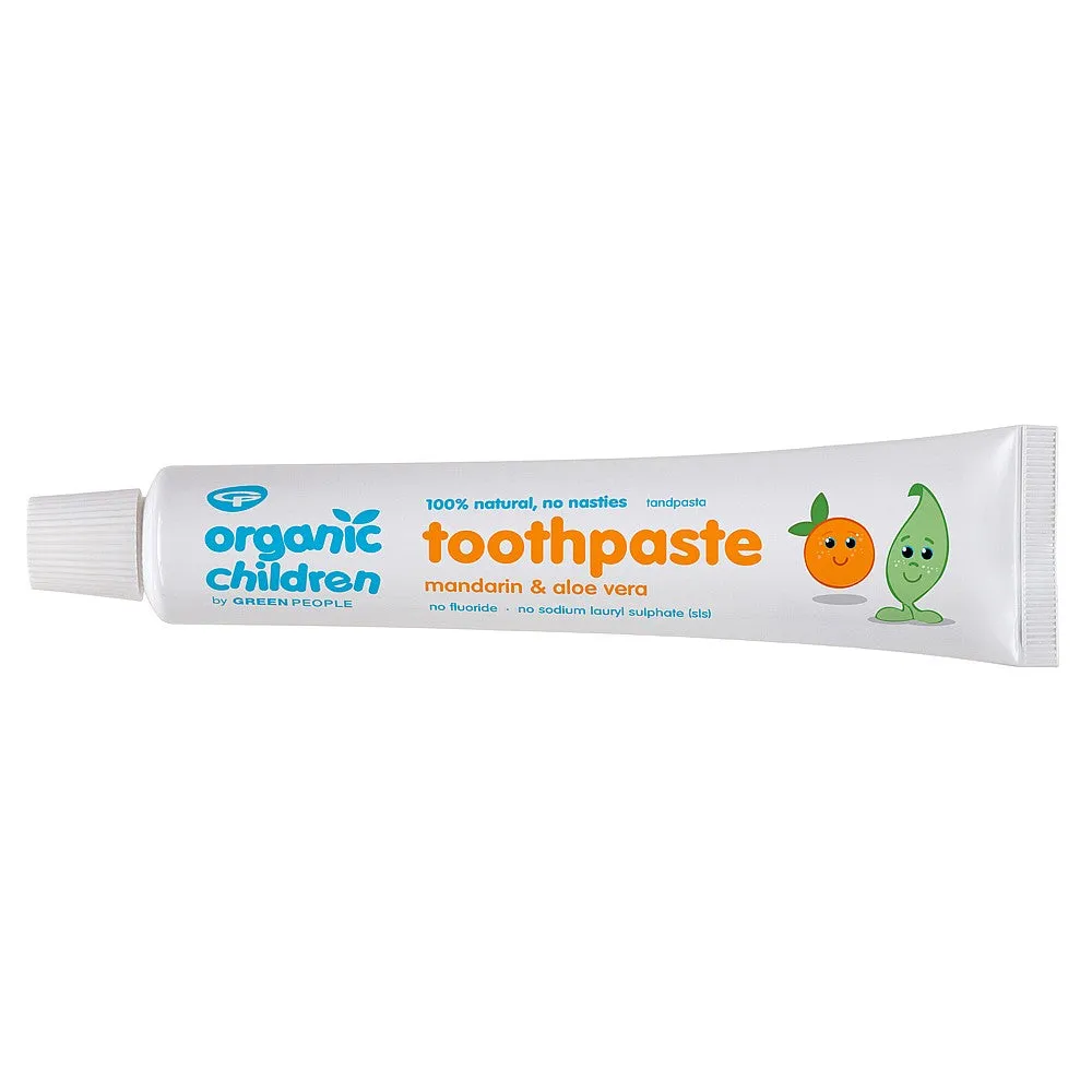 Green People Children Toothpaste - Mandarin &amp; Aloe Vera 50ml