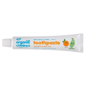 Green People Children Toothpaste - Mandarin &amp; Aloe Vera 50ml