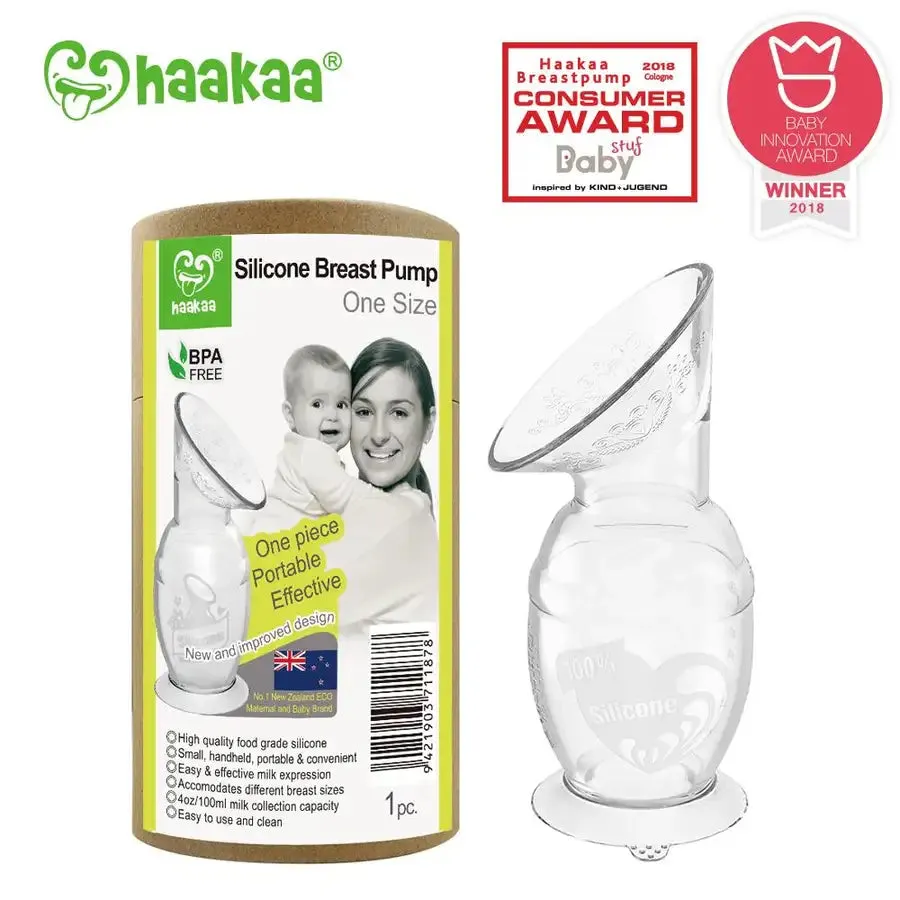 Haakaa - Silicone Breast Pump with Suction Base Gen. 2 (100ml)