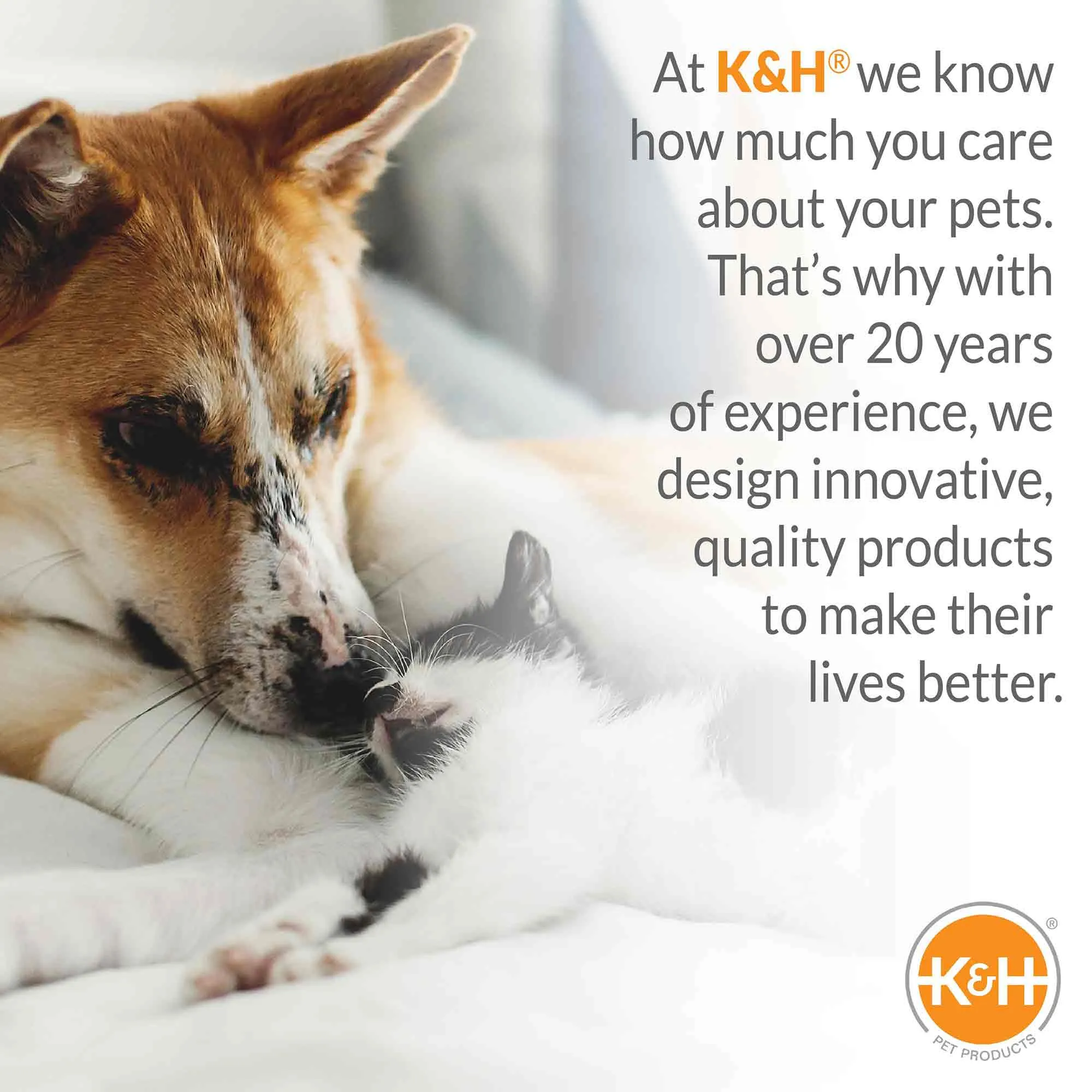 K&H Pet Products - Portable Pet Console Booster Dog Car Seat, Light Gray