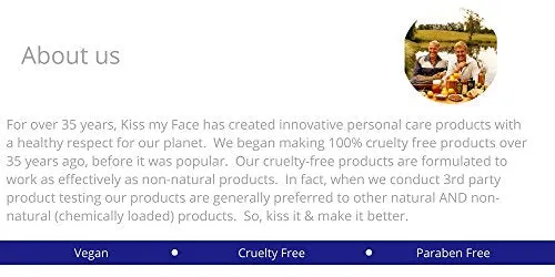 Kiss My Face Super White Cool Mint Gel Toothpaste, SLS And Fluoride Free, Removes Plaque And Prevents Tartar, With Added Tea Tree Oil, Aloe And Iceland Moss, 4.5 Oz