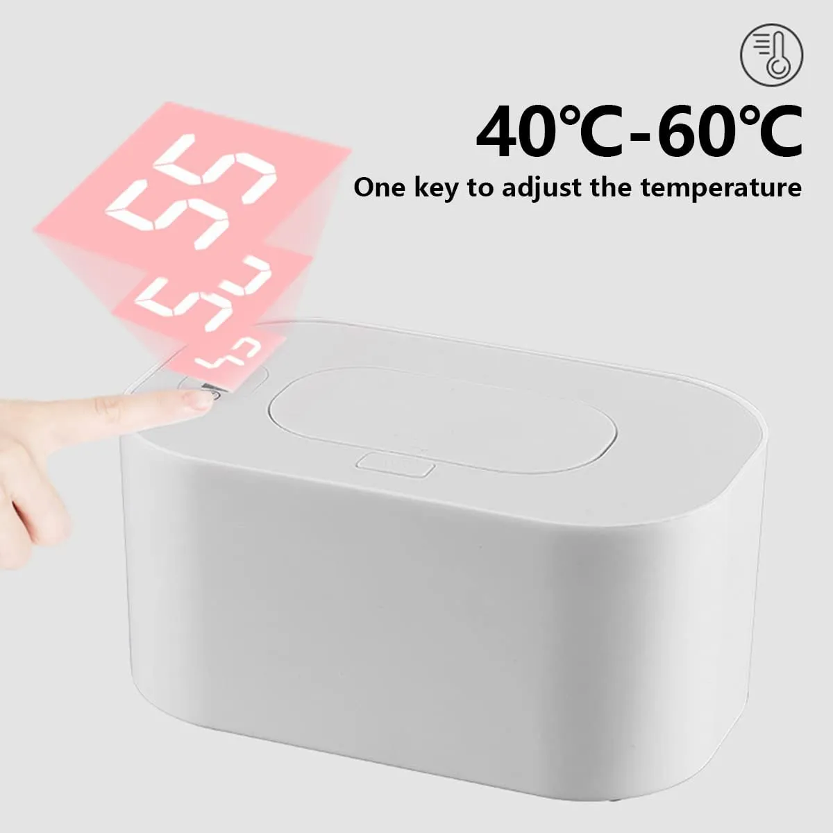 LED Quick Heating Large Capacity Baby Wipe Warmer & Dispenser Bn-link