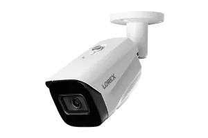 Lorex 4K (8MP) Smart IP White Security Camera with Listen-in Audio and Real-Time 30FPS Recording - Open Box