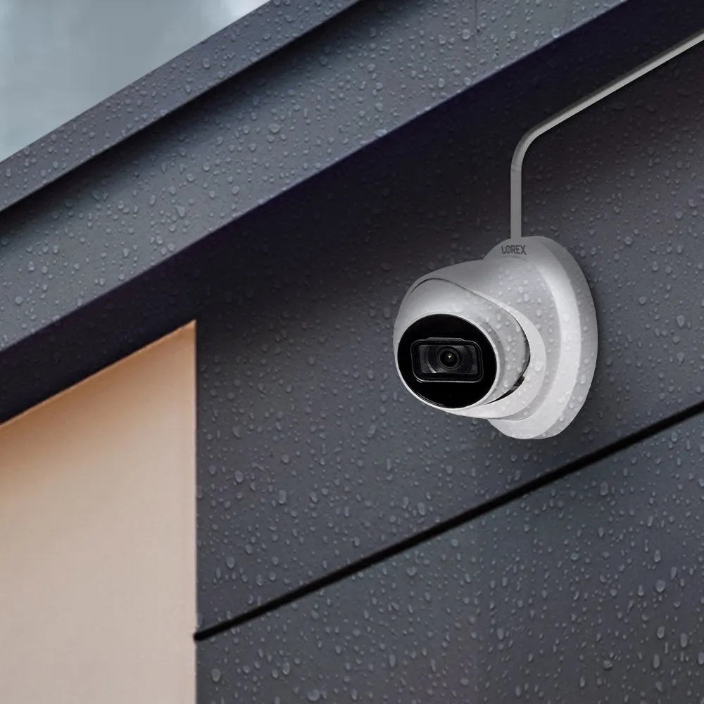 Lorex A14 IP Wired Dome Security Camera with Listen-In Audio and Smart Motion Detection