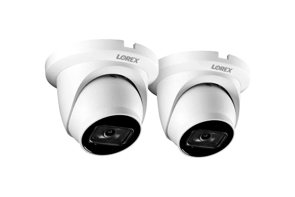 Lorex A14 IP Wired Dome Security Camera with Listen-In Audio and Smart Motion Detection