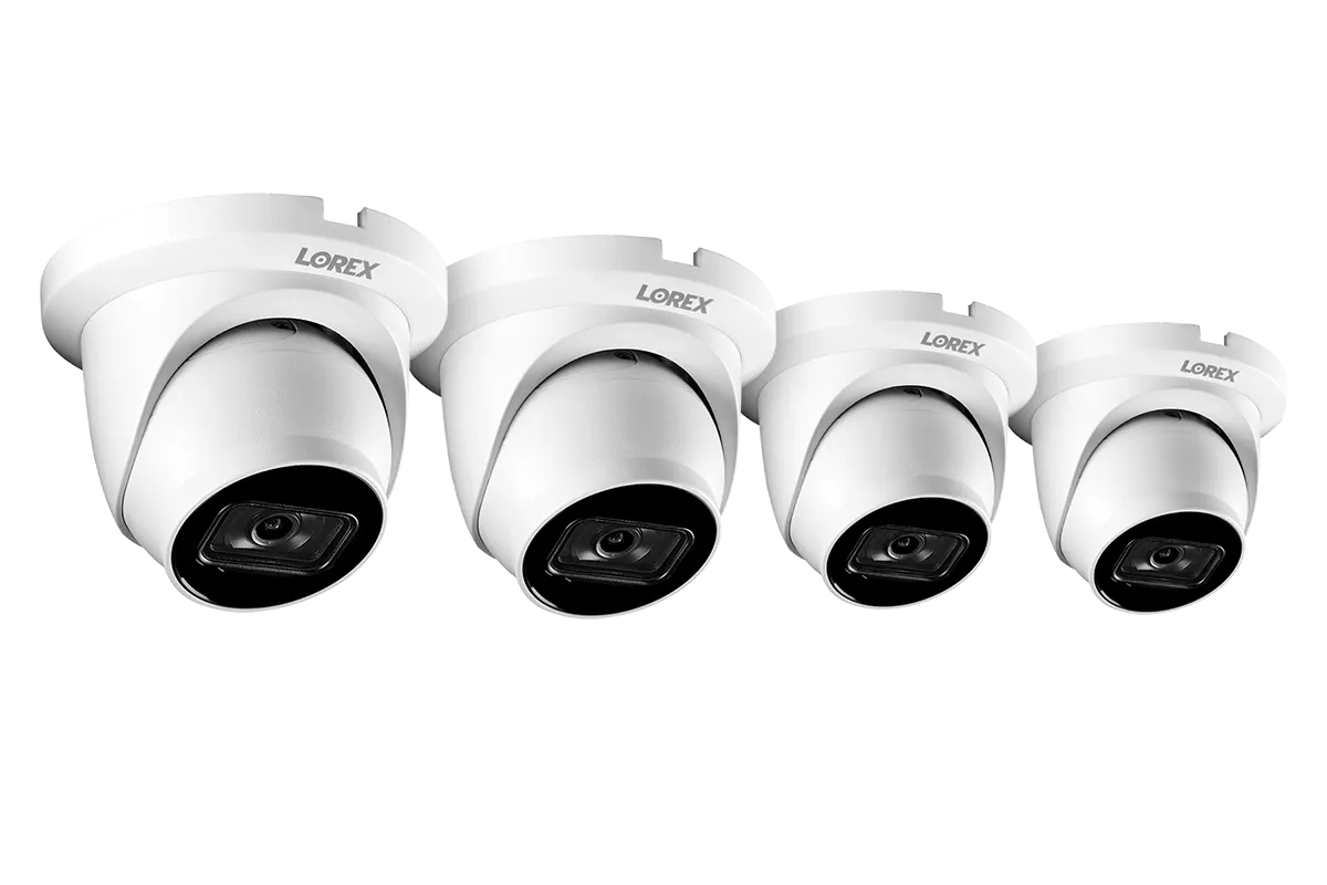 Lorex A14 IP Wired Dome Security Camera with Listen-In Audio and Smart Motion Detection