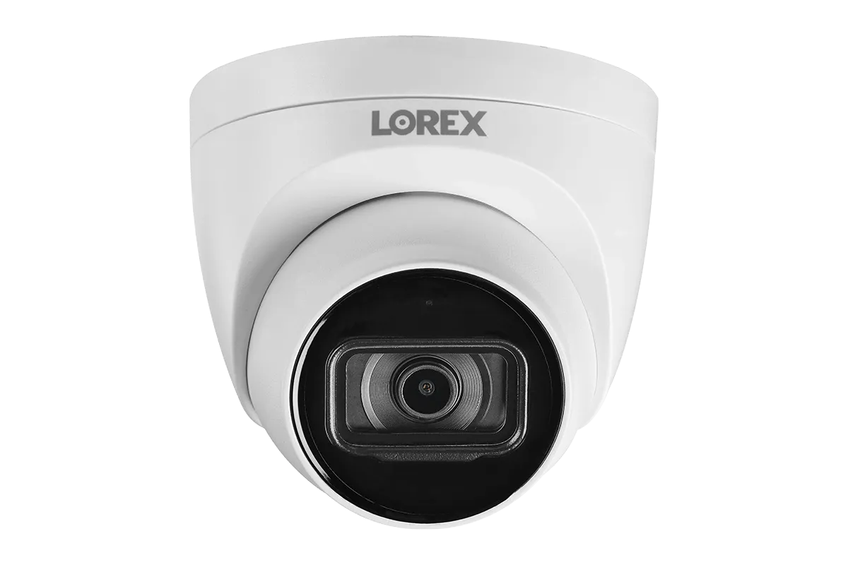 Lorex Fusion 4K (16 Camera Capable) 3TB Wired NVR System with IP Dome Cameras featuring Listen-In Audio