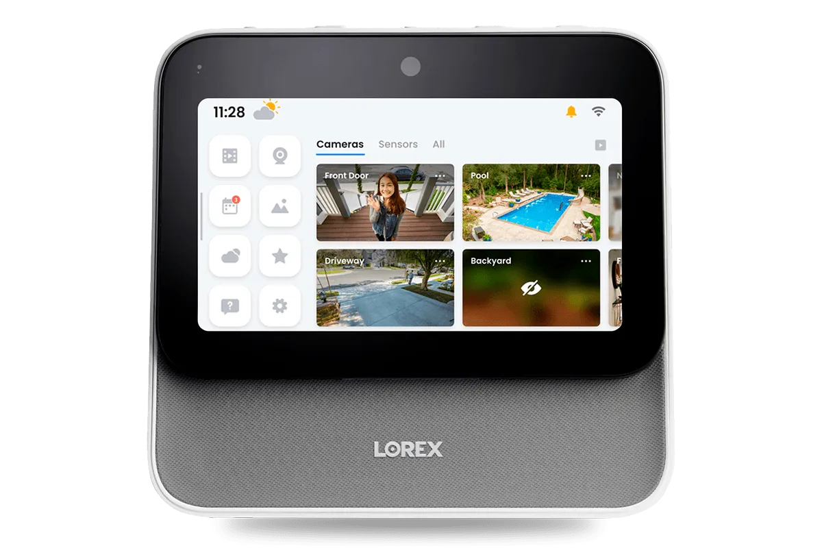 Lorex Smart Home Security Center with Four 1080p Outdoor and Two 2K Indoor Wi-Fi Security Cameras