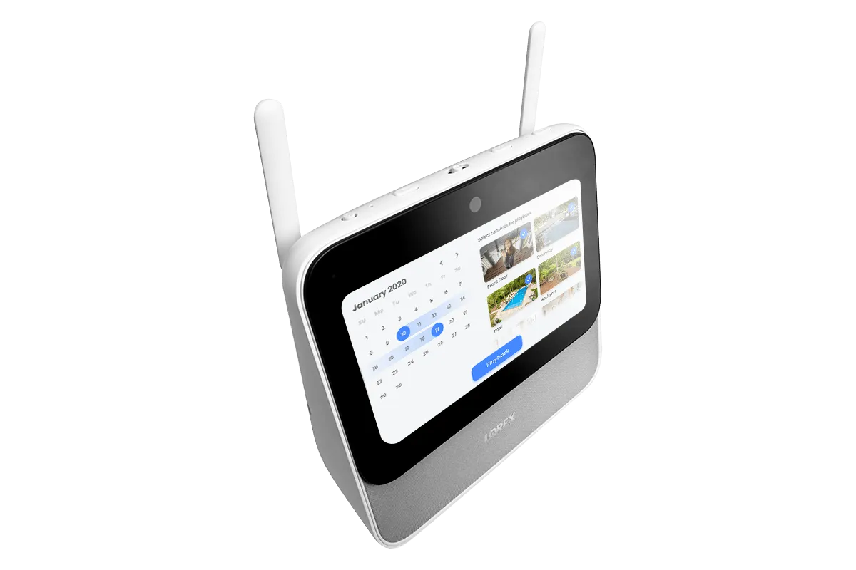 Lorex Smart Home Security Center with Four 1080p Outdoor and Two 2K Indoor Wi-Fi Security Cameras