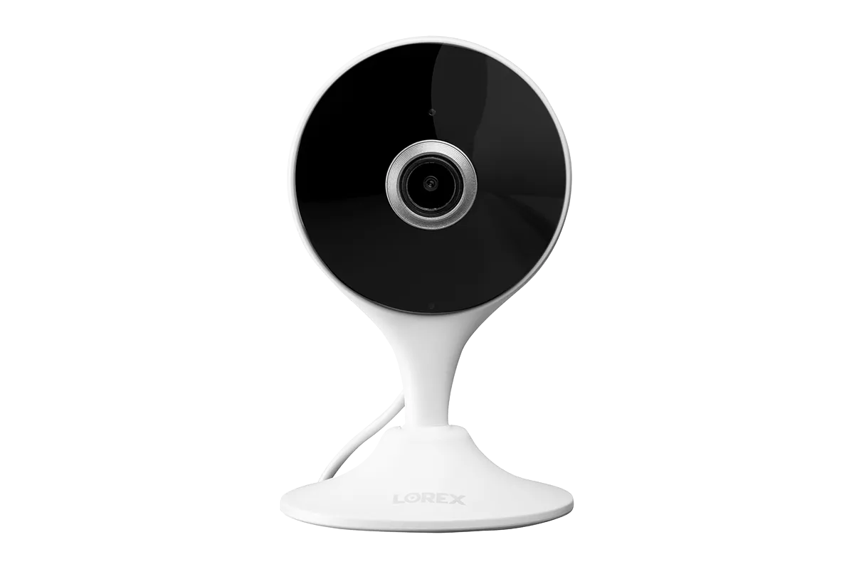 Lorex Smart Home Security Center with Four 1080p Outdoor and Two 2K Indoor Wi-Fi Security Cameras