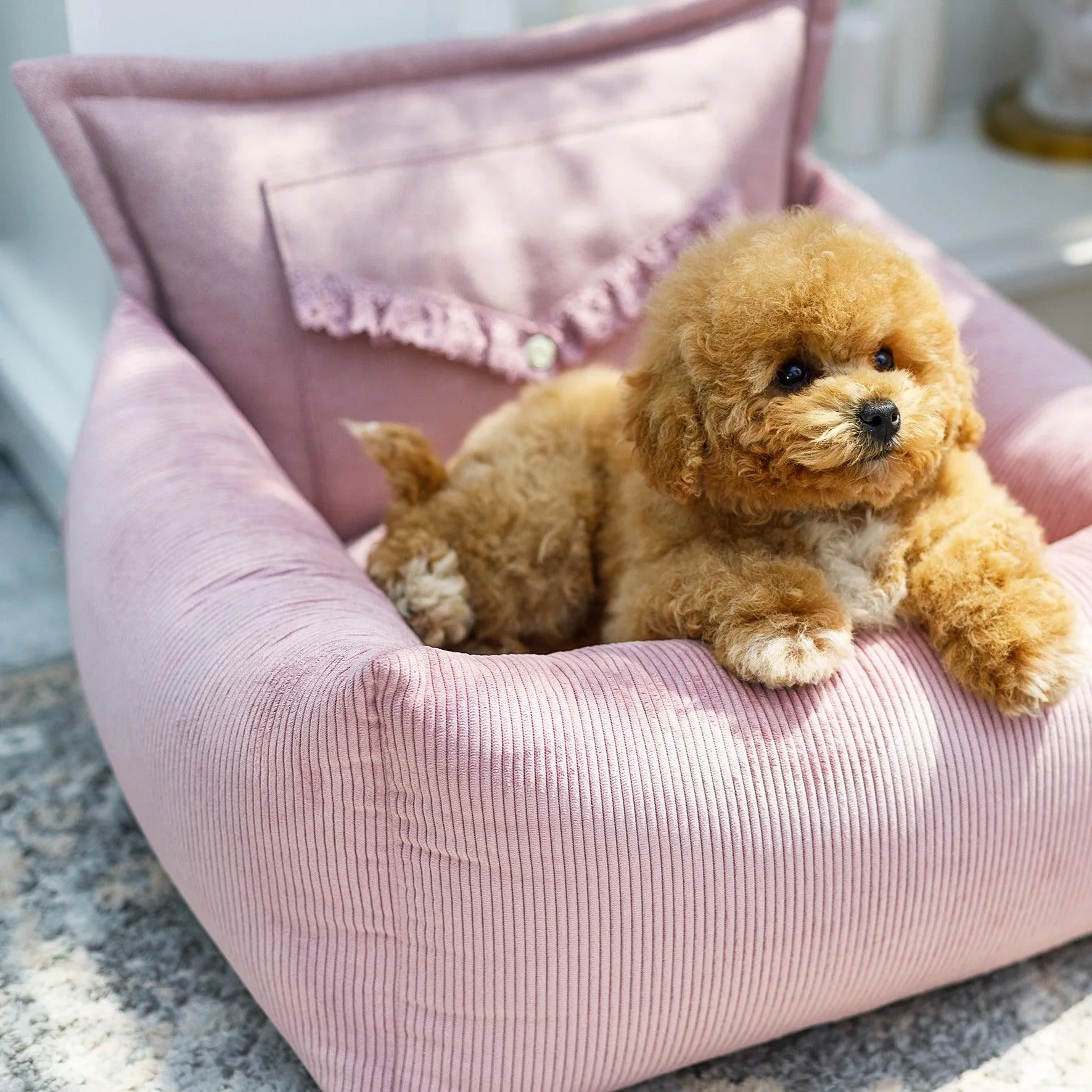 Luxury Dog Car Seat | Mademoiselle by Oh Charlie