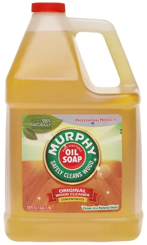 MURPHY OIL SOAP 1103 Oil Soap, 1 gal Bottle, Liquid, Citrus, Amber :GAL: QUANTITY: 4