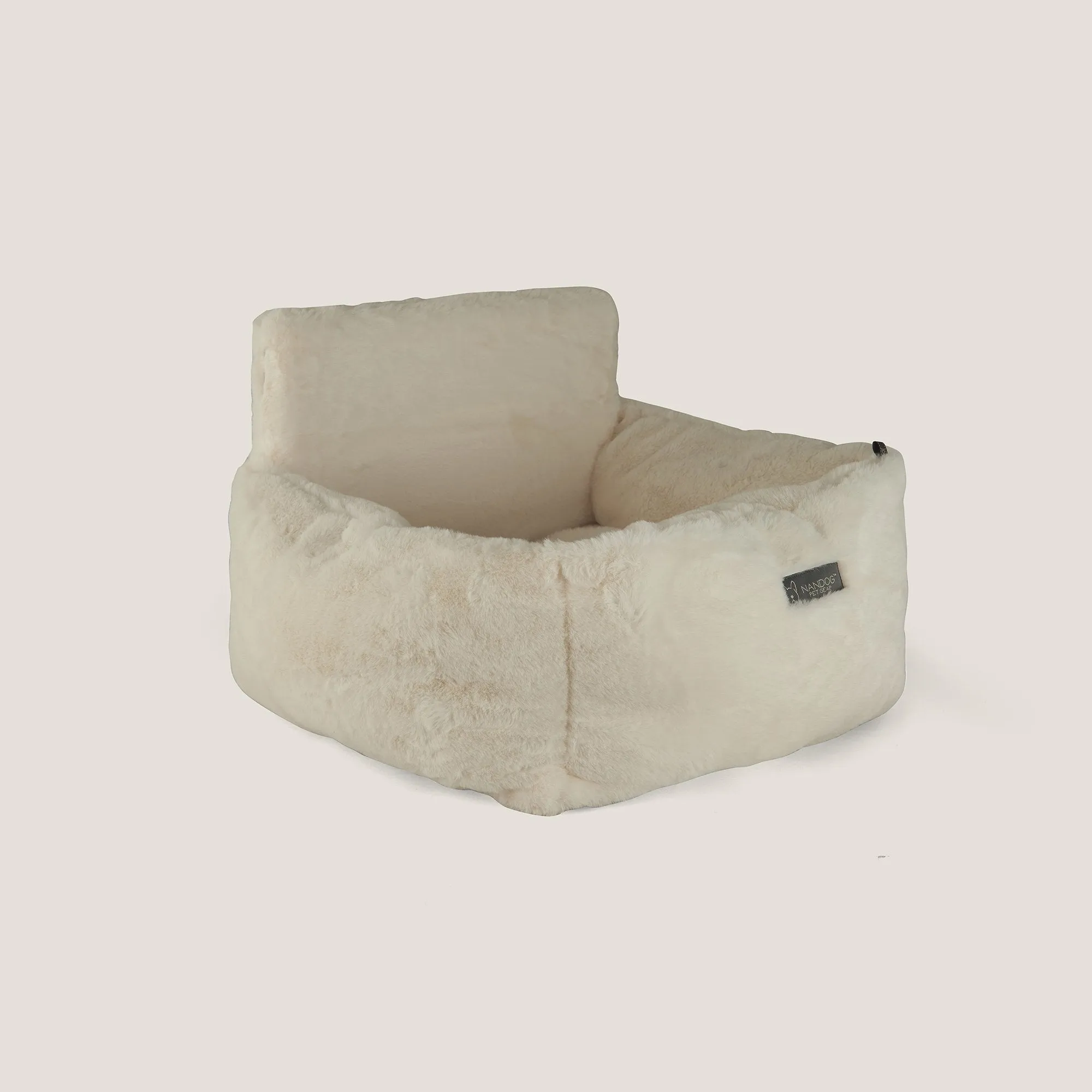 Nandog Luxe Dog Car Seat (Cloud Ivory)