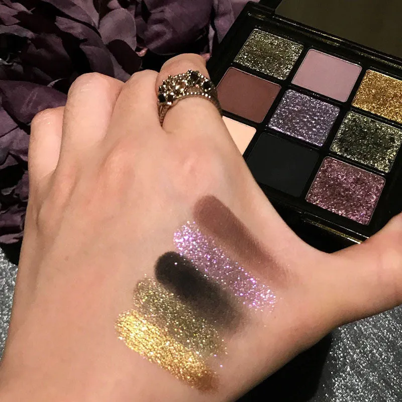 New 9Colors  Eyeshadow Palette Punk Smokey Cool Toned Eyeshadow Palette Smokey Eye  Makeup Cosmetics