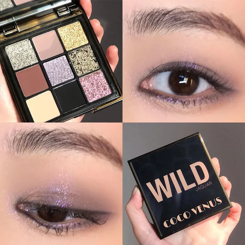 New 9Colors  Eyeshadow Palette Punk Smokey Cool Toned Eyeshadow Palette Smokey Eye  Makeup Cosmetics