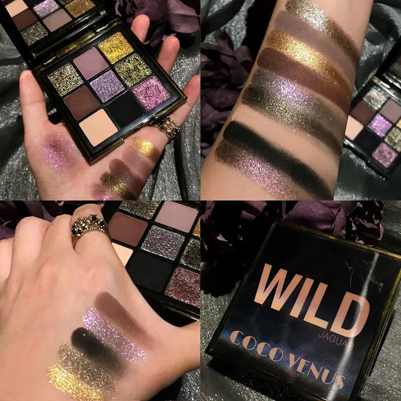 New 9Colors  Eyeshadow Palette Punk Smokey Cool Toned Eyeshadow Palette Smokey Eye  Makeup Cosmetics