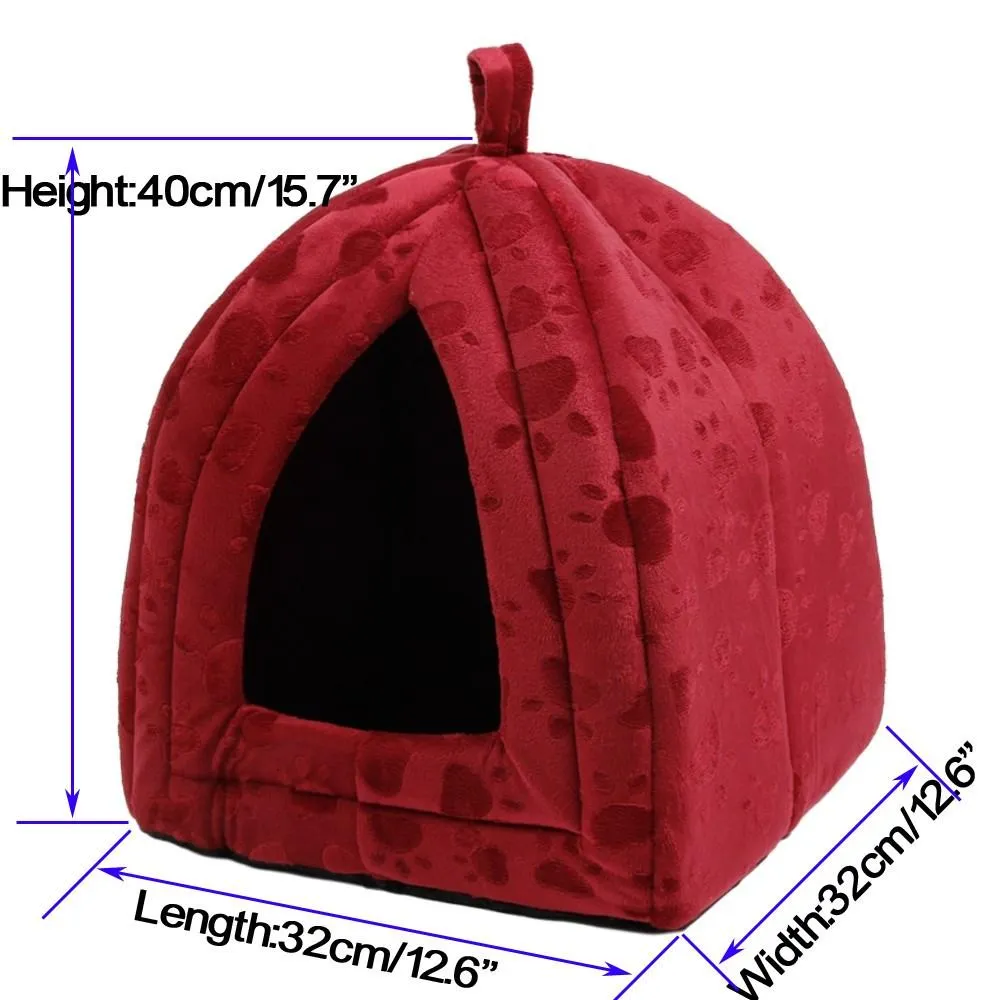 Portable Fabric Pet House for Small/Medium Pets