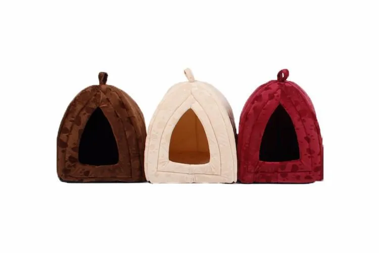 Portable Fabric Pet House for Small/Medium Pets