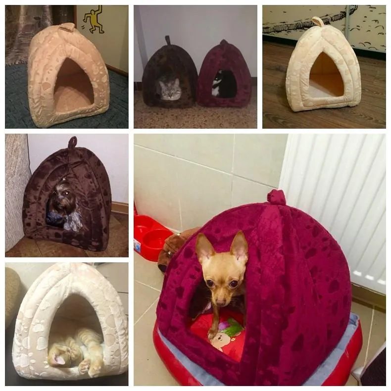 Portable Fabric Pet House for Small/Medium Pets