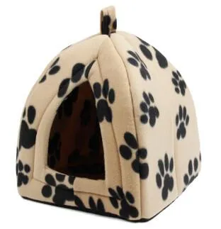 Portable Fabric Pet House for Small/Medium Pets
