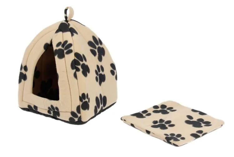 Portable Fabric Pet House for Small/Medium Pets