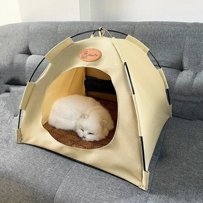 Purrfect Canvas Waterproof Cat Tent